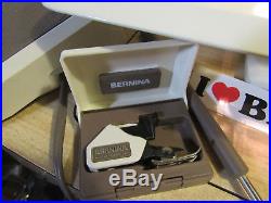 Bernina 930 Electronic Sewing Machine Lots of attachment plus carry case nice