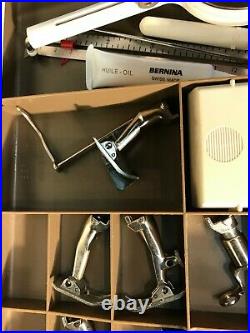 Bernina 930 Record Accessories Box Case With 12 Presser Feet Tools 330 218 03