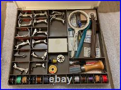 Bernina 930 Record Accessories Box Case With 15 Presser Feet Tools With Book