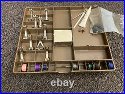 Bernina 930 Record Accessories Box Case With Presser Feet and Tools (Damage)