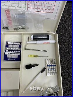 Bernina 930 Record Accessories Box Case With Presser Feet and Tools + Ruffler