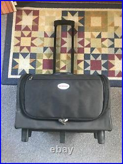 Bernina Carrying Bag Case Roller Suitcase For Machine & Embroidery Vintage 2003