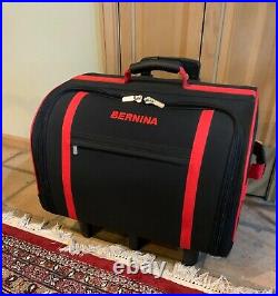Bernina Large Sewing Machine Trolley Roller Bag Carrying Case Rolling Suitcase