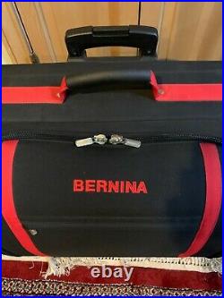 Bernina Large Sewing Machine Trolley Roller Bag Carrying Case Rolling Suitcase