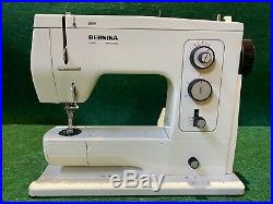 Bernina Matic Electronic 801 Sewing Machine + Foot Pedal + Hard Carrying Case