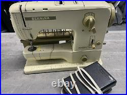 Bernina Record 730 Sewing Machine W Carry In Case