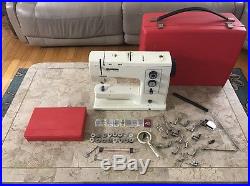 Bernina Record 830 Electronic Sewing Machine With Accessories And Carrying Case