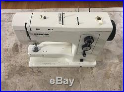 Bernina Record 830 Electronic Sewing Machine With Accessories And Carrying Case