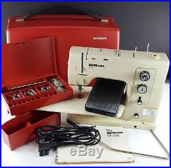 Bernina Record 830 Sewing Machine with Extras Carry Case Free Arm