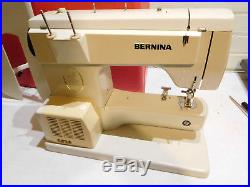 Bernina Record 831 Sewing Machine with Extension and Carry Case Works Great