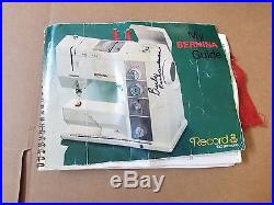 Bernina Record 930 Electronic Sewing Machine With Carry Case, Manual