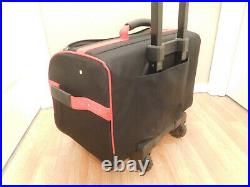 Bernina Red Sewing Machine Large Wheeled Carrying Case Tote Bag