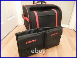 Bernina Sewing Machine Large Wheeled Carrying Case Tote Bag SHIPPING INCLUDED