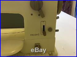 Bernini sewing machine 730 record with carrying/storage case, fully serviced