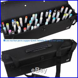 Big Large Marker Pens Storage Case Carrying Folding Empty Box Holds 48 60 72 120