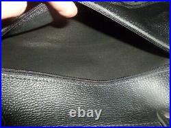 Black Leather Celtic Embossed Briefcase Bag INCREDIBLE QUALITY Handmade