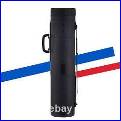 Black Plastic Expanding Poster Document Picture Storage Tube Carry Case