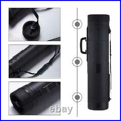 Black Plastic Expanding Poster Document Picture Storage Tube Carry Case
