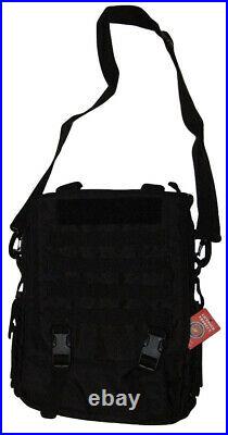 Black Tactical 14 Laptop Computer Carrying Case Backpack Shoulder Bag Molle