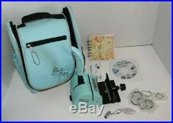 Book Binder Kit Blue Zutter Bind it All Paper Craft Tool with Carrying Case