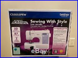 Brand New Brother Project Runway CS5055PRW Limited Edition Sewing Machine