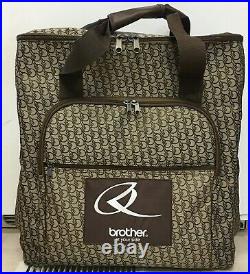 Brother At Your Side Sewing Machine Embroidery Arm Hoop Padded Carry Case Travel