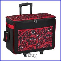 Brother CATOTER Carrying Case (Rolling Tote) for Paper Craft Machine Red