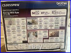 Brother CS5055PRW Computerized Sewing Machine Excellent Used Condition With Box