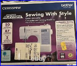 Brother CS5055PRW Sewing Machine, Project Runway, 50 Built-in Stitches, LCD