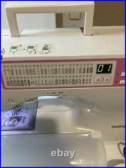 Brother Cs 8060 Sewing Machine In Carrying Case -free Ship-vgc