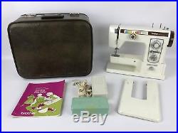 Brother Galaxie 8015 Sewing Machine with Pedal, Manual, Carrying Case & Extras