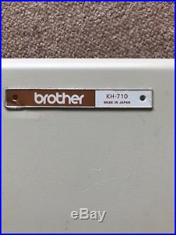 Brother KH 710 Punchcard Knitting Machine & Carry Case