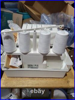 Brother Lock 929D Serger Overlock Sewing Machine TESTED with carrying case