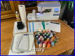 Brother PE770 5x7 inch Computerized Sewing Machine with 40 Threads and Extras