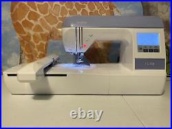 Brother PE770 Computerized Embroidery Machine Works Great! With Hoop & Misc