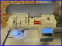 Brother PE770 Computerized Embroidery Machine Works Great! With Hoop & Misc