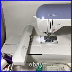 Brother PE770 Computerized Embroidery Machine Works Great! With Hoops & Misc EUC