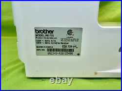 Brother PE770 Computerized Embroidery Machine with Plastic Cover Tested/Works