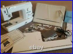 Brother PQ1500S Sewing Machine, barely used ALL feet & parts included! Huge lot