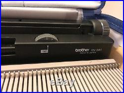 Brother Portable Knitting Machine KH-341 With Carrying Case and knitleader