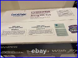 Brother Project Runway Limited Edition 50-Stitch Sewing Machine CS5055PRW NEW