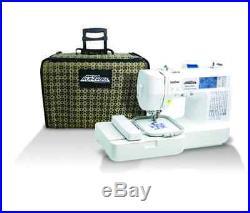 Brother Project Runway Sewing Embroidery Machine with Rolling Carrying Case, New