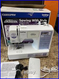 Brother Sewing Machine CS5055PRW, Project Runway, 50 Built-in Stitches LCD Display