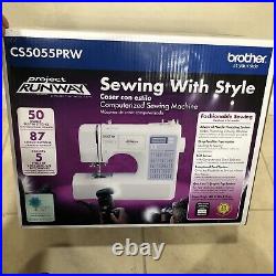 Brother Sewing Machine Project Runway 50-Stitch CS5055PRW NEW In Sealed Box