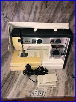 Brother VX760 Sewing Machine W Pedal & Carrying Case-RARE VINTAGE-SHIPS N 24 HRS