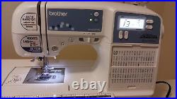 Brother XR9500PRW Computerized Sewing Machine, used with some feet works great