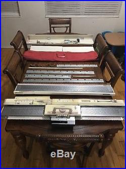 Brother bulky knitting machine KH-260 with ribber KR-260 Carrying Cases