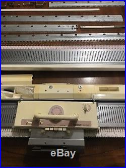 Brother bulky knitting machine KH-260 with ribber KR-260 Carrying Cases