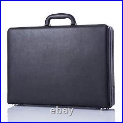 Business Briefcases for Men Hard Case by Leather, Small Vintage Briefcase Wit