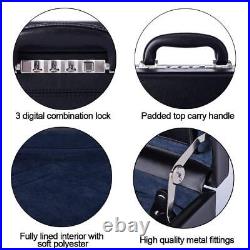 Business Briefcases for Men Hard Case by Leather, Small Vintage Briefcase Wit